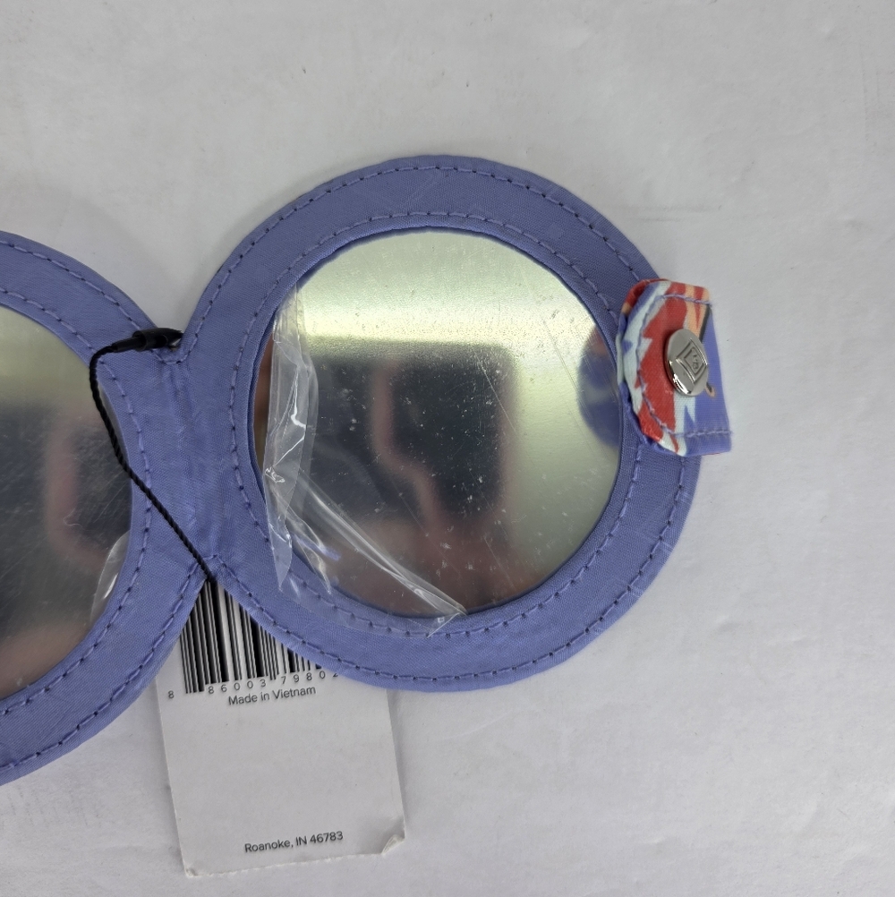 3 NWT Vera Bradley Compact Pocket Mirror Cosmetic Double Sided Snap Closure - Picture 7 of 13